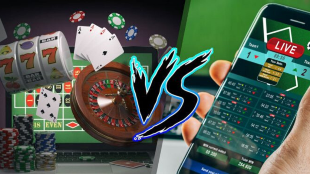 online gambling vs casino gambling